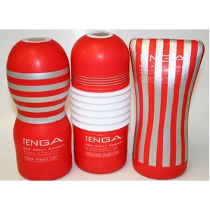 HOTなテンガに TENGA（テンガ） ウオーマー+ 赤TENGA（テンガ） 3種セット