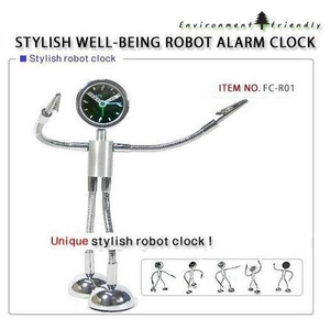 ロボット アラームクロック FC-R01 (高さ 19cm)