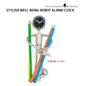 ロボット アラームクロック FC-R01 (高さ 19cm)