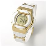 CASIO(カシオ) baby-G G-ms SWEET POISON MSG-163CG-9／ホワイト×ゴールド