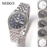 SEIKO(セイコー) オート5 ブレスウォッチ SNK393 ブラック・バー＆アラビア