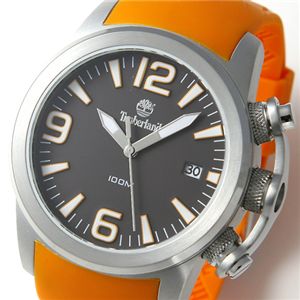 Timberland(ティンバーランド) メンズラバーウォッチ オレンジ