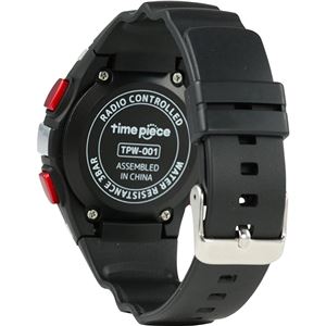 Time Piece(タイムピース) 腕時計 電波時計 ソーラー(デュアルパワー) デジタル レッド TPW-001RD