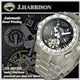 J.HARRISON(ジョン・ハリソン) ハンドワインディング ブレスウォッチ JH-001 ブラック×ブラック