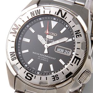 SEIKO(セイコー) オート5 SPORTS ブレスウォッチ  SNZE79KC/ブラック 第2画像