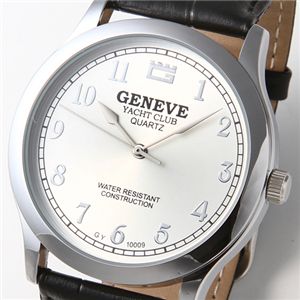GENEVE YACHT CLUB(ジュネーブ ヨットクラブ) メンズ ベルト ウォッチ GY-10009-02/【I】