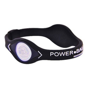 POWER BALANCE（パワーバランス） シリコンブレスレット ブラック Sサイズ