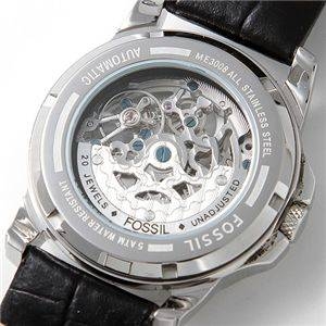 FOSSIL(フォッシル) オートマスケルトンバック ベルトウォッチ