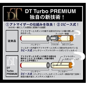 電子タバコ「DT Turbo PREMIUM (ターボプレミアム)」 スターターキット 本体セット