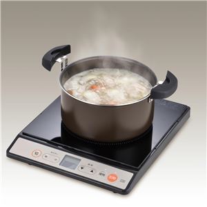 真空保温調理器/両手調理鍋 【3〜5人用 オレンジ】 2.8L 200V電磁調理器対応 ふっ素コーティング加工 『THERMOS サーモス』