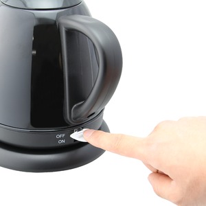 ViAlegre(ビアレグレ) エレクトリックケトル 0.8L VD-K121BK ステンレス ブラック