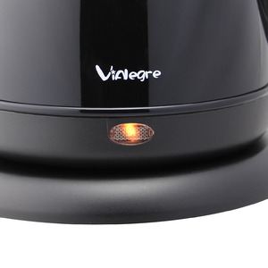 ViAlegre(ビアレグレ) エレクトリックケトル 0.8L VD-K121BK ステンレス ブラック