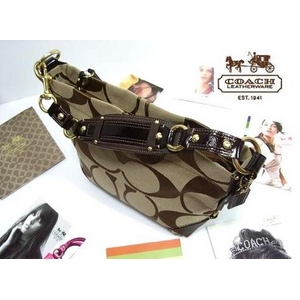 コーチ COACH バッグ パテントトリムカーリーショルダー 6