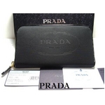 PRADA(プラダ) 1M0506 NYLON JACQUARD NERO 長財布