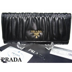 PRADA(v_) 1M1132 NAPPA GAUFRE NERO z
