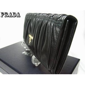 PRADA(v_) 1M1132 NAPPA GAUFRE NERO z