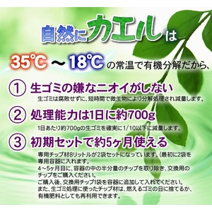 生ゴミ処理機「自然にカエル」初期セット