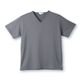 デオル ブイネックピケTシャツ グレー