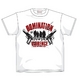 wQPx QPxID3:GANGSTA T-Shirt Type-A / White MTCY