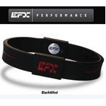 EFX（イーエフエックス） パフォーマンス リストバンド スポーツブレスレット ブラック×レッド[正規品]4001567b-232 Mサイズ