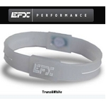 EFX（イーエフエックス） パフォーマンス リストバンド スポーツブレスレット トランス×ホワイト[正規品]4001567b-233 Mサイズ