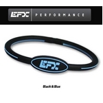 EFX（イーエフエックス） パフォーマンス リストバンド オーバルブレスレット ブラック×ブルー[正規品]4001568-205 Mサイズ