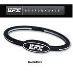 EFX（イーエフエックス） パフォーマンス リストバンド オーバルブレスレット ブラック×ホワイト[正規品]4001568-206 Lサイズ