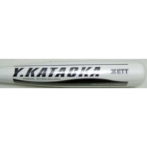 ZETT(ゼット) 少年軟式カーボンバット 『PROMODEL(プロモデル) 』 片岡選手モデル ホワイト(1100) 80cm×530g平均