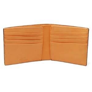 LORETO(ロレート) コードバンシリーズ 二つ折り財布(コインポケット無し) ブラック