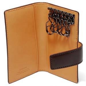 LORETO(ロレート) コードバンシリーズ キーケース ブラウン