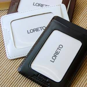 LORETO(ロレート) コードバンシリーズ パスケース ブラック