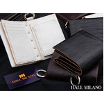 HALL MILANO(ハルミラノ) リングシリーズ 2つ折り財布(ワイド) ブラック