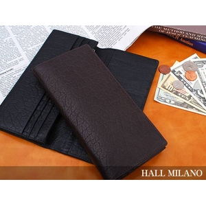 HALL MILANO(ハルミラノ) バッファロー長財布 ブラック