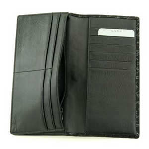 印伝(印傳) 長財布(薄型) ベージュ