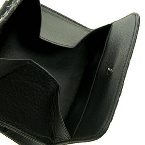 印伝(印傳) 二つ折り財布(ボックスタイプ) レッド