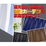 �h���P���Ռ��J�[�e�� �u���b�N ��100cm�~��178cm 2���g