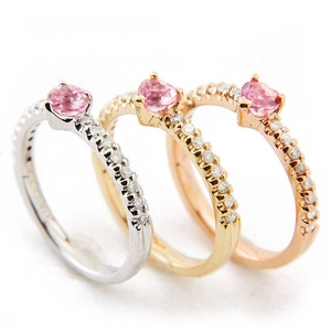  Beji（ベジ） 〜elegant style series〜 love/リング 15号 tj200909006be  K10ホワイトゴールド
