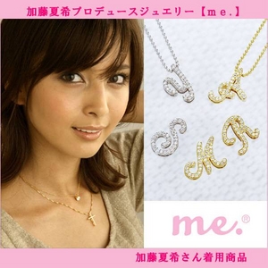 me. 【95-0303】イニシャルネックレス‘R'(YellowGoldコーティング) TJ201002086ME
