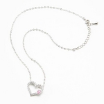 Beji(�x�W) heart in star/�l�b�N���X/Sparkle silver�~Pink Star�ycz�_�C���z