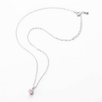 Beji(�x�W) star/�l�b�N���X/Sprkle Silver�~Pink Stone�ycz�_�C���z