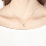 Beji(�x�W) star/�l�b�N���X/Natural Pink�~White Stone�ycz�_�C���z