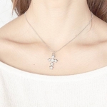 Beji(�x�W) star cross/�l�b�N���X/Sparkle Silver�~White Star�ycz�_�C���z�y�Ԍ˂������񒅗p�z