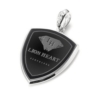 LION HEART(CIn[g) Emblem/y_ggbv SV925 Onyx Cubic Zilconia ̏ڍׂ݂