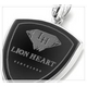 LION HEART(CIn[g) Emblem/y_ggbv SV925 Onyx Cubic Zilconia