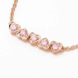 Beji(xW) n[gEt@CuXg[/uXbg/Natural Pink~Pink Stoneycz_Cz