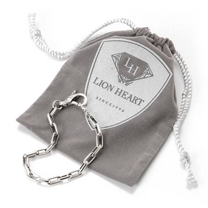 LION HEART/CIn[g basis/Chain Bracelet/uXbg yVo[925z