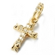 LION HEART(CIn[g) PLUMERIA/Plumeria Cross Pendant/y_ggbv CG[S[h