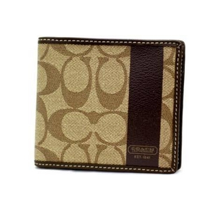 COACH(コーチ) 財布(二つ折り財布) メンズヘリテージ シグネチャー F74084SKHBR