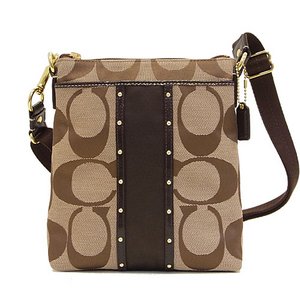 COACH(コーチ) OUTLET コーチ スタッド ストライプ スイングバッグ/斜め掛け ショルダーバッグ F48099BKHMA