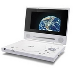 ポータブルDVDプレーヤー YTO-P7101W ホワイト 【7インチ液晶】 3電源対応 【新品メーカー保証つき】